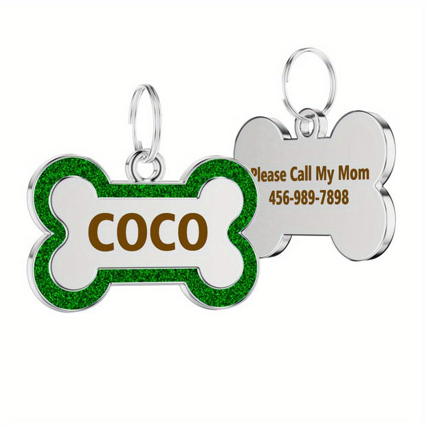 Pet ID Tags, Personalized Dog Tag, Engraved Dog Collar Pendant, Pet Supplies