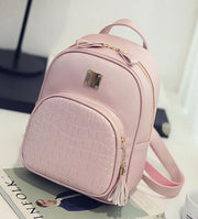 women backpack leather school bags female  backpack