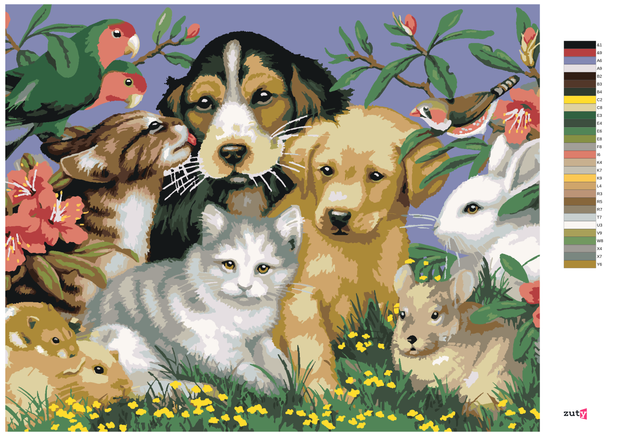 Paint by Numbers - PETS IN NATURE (HOWARD ROBINSON)