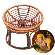 Baby  size papasan radar wicker chair