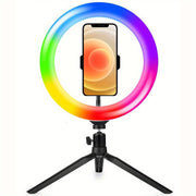 Ringlight With Extendable Tripod Stand & Cell Phone Holder