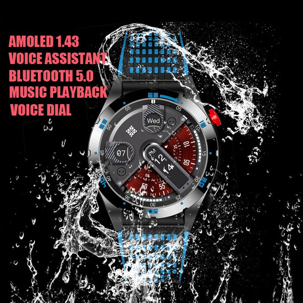 EX102 smart watch double starry sky sports strap for men