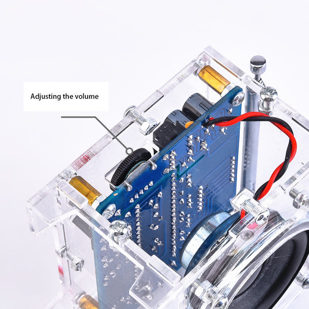 Your Genius will love building this TEA5767 digital broadcasting kit 51 microcontroller DIY FM digital radio