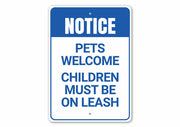 Pets Welcome Sign customizable signs create your own funny sign