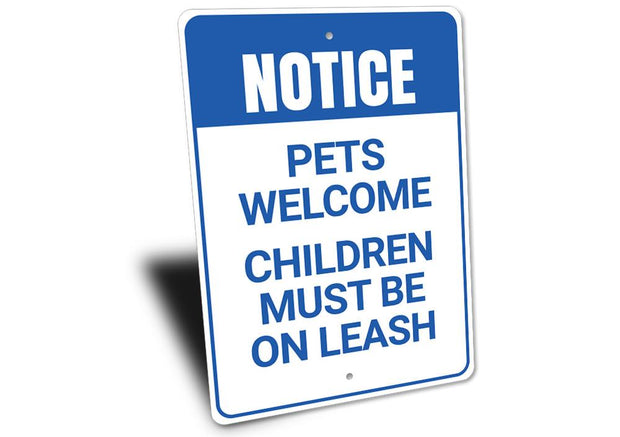 Pets Welcome Sign customizable signs create your own funny sign