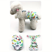 Washable and Reusable Female Dog Diapers - Soft and Waterproof Cloth Pants for Menstrual and Physiological Needs