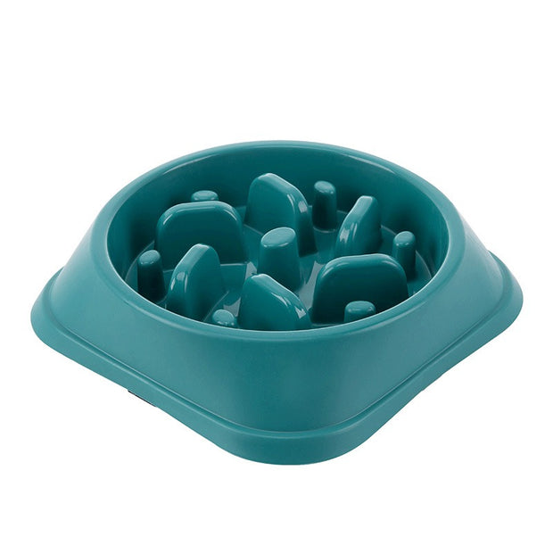 Pet Slow Food Bowl Dog Choke Prevention Single Bowl Non slip Large Jungle Pillar Slow Food Dog Bowl Food Plate Slow Food Feeder