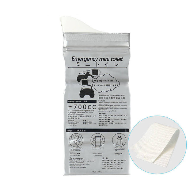 Outdoor Emergency Urinate Bags great for long trips with the kids