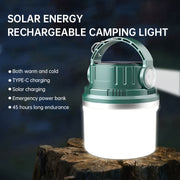 Outdoor Camping Light Solar Charging Camping Light LED Bulb Household Emergency Light