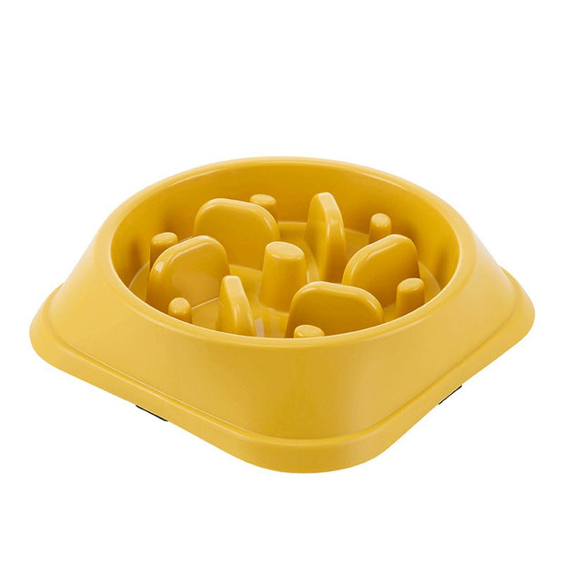 Pet Slow Food Bowl Dog Choke Prevention Single Bowl Non slip Large Jungle Pillar Slow Food Dog Bowl Food Plate Slow Food Feeder