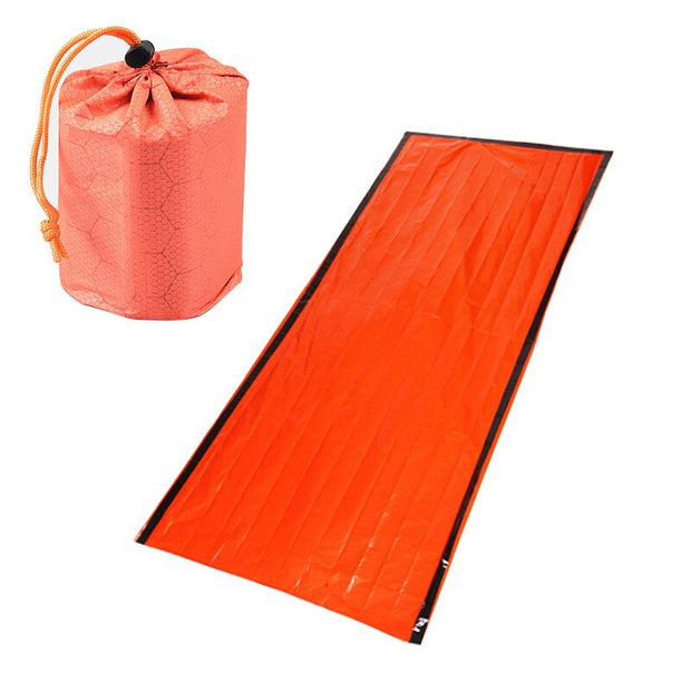 New Emergency Sleeping Bag Emergency First Aid Sleeping Bag PE Aluminum Film Tent For Outdoor Camping and Hiking Sun Protection