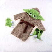 Hot Star Wars Crochet Baby Yoda Newborn Photography Props Knitted Clothing