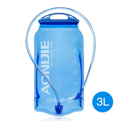 AONJE PEVA Water Bag Small 1L Cycling 2L Sports Running Water Bag 1.5L Outdoor Mountaineering Water Bag 3L