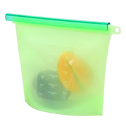 Reusable Silicone Vacuum Seal Food Fresh Bag Fruit Meat Milk Storage Containers Refrigerator Bag Ziplock Kitchen Organizer