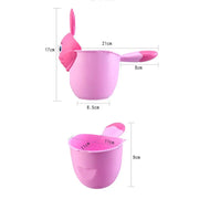 Infant Child Shower Shampoo Cup  Baby Cartoon Newborn Shower Cup Baby Shower Watering Spoon Bathing Cup