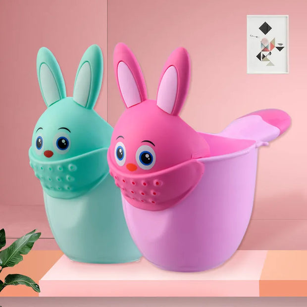 Infant Child Shower Shampoo Cup  Baby Cartoon Newborn Shower Cup Baby Shower Watering Spoon Bathing Cup