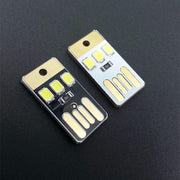 Night Lamp Mini Pocket Card USB Power Light