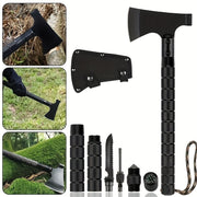 Portable Survival Axe: Multi-functional Self-Defense Tool For Jungle Camping & Tree Cutting