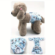 Washable and Reusable Female Dog Diapers - Soft and Waterproof Cloth Pants for Menstrual and Physiological Needs