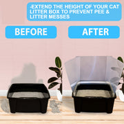 Cat Litter Box Pee Shields