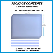 Cat Litter Box Pee Shields