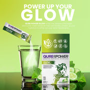 QURE Power Cucumber Mint Skin Support water enhancer Stick (15 Pack)