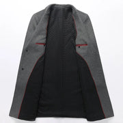 js's & Men's Wool Trench Coat